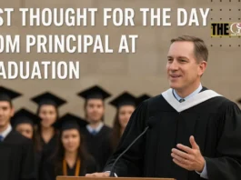 last thought for the day from principal at graduation